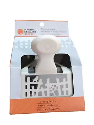 Martha Stewart Crafts Deep Edge Punch  CREEPY FENCE  Punch Halloween • $16.11