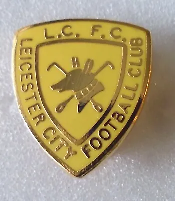 LEICESTER CITY FOOTBALL CLUB Enamel Pin Badge L.C.F.C. Y • $8.70