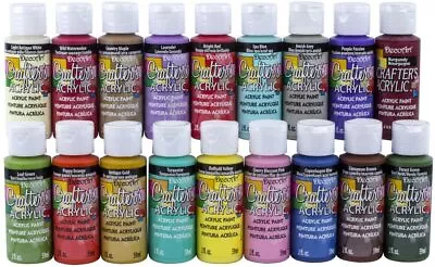 £4.69 • Buy Decoart Crafters Acrylic Paint Various Colours 2fl.oz Bottle -  FREE P&P