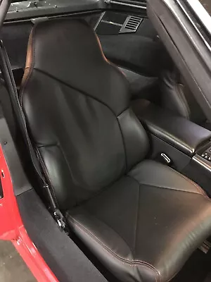 C4 Corvette 1994-1996 Replacement Leather Black Seat Covers • $499.95