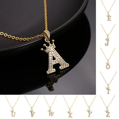 £2.75 • Buy New Jewelry Pendant Necklace Cute Women Initial Letter Chain Alphabet Necklace