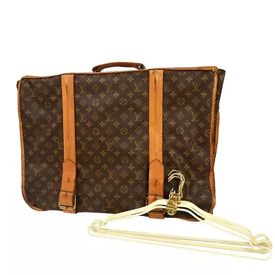 LOUIS VUITTON Suiter Garment Cover Bag Hanger Monogram Leather BN M23522 86GA381 • $491.04