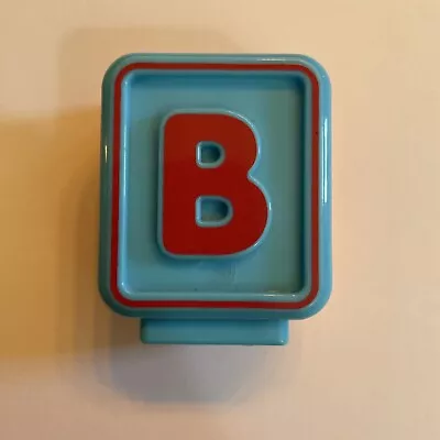 Vtech Alphabet Blocks Sit To Stand Train Replacement DOUBLE SIDED Block B / O • $2.99