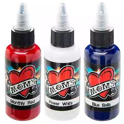 MOMs Millennium Tattoo Ink Set - Red White Blue - 1/2 Oz • $23.99