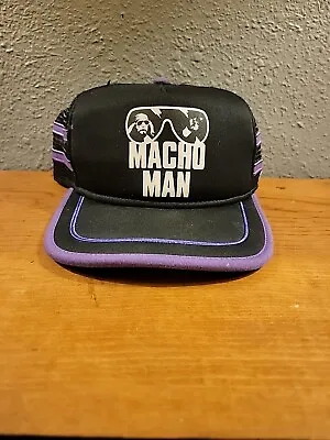 New Era Hat Macho Man WWE The Golfer Foam Trucker SnapBack Hat Cap  • $29.99