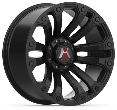 20 Inch FORD RANGER EVEREST Wheels HARTES METAL RHINO Black Rims 20x10 6x139.7 • $2376