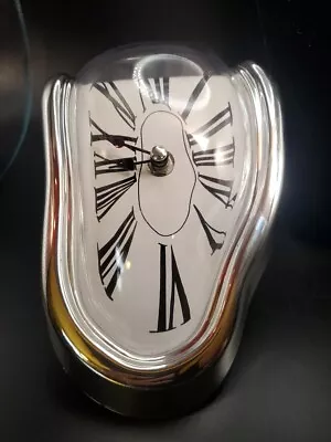 Surrealist Melting  Clock. Salvador Dali Art Inspired Decorative Working Clock • $15