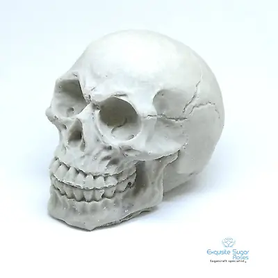 Chocolate Skulls Grey Halloween  - Wedding Cake Topper *MULTI BUY PAY 1 P&P • £12.99