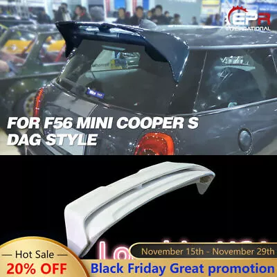 Fiberglass Wing Lip For Mini Cooper S F56 DAG Style FRP Rear Roof Window Spoiler • $209