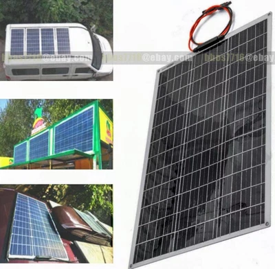 $116.99 • Buy 250W Flexible Solar Panel Module Battery Charger Kit Outdoor Car Boat RV Marine