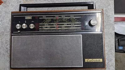 VINTAGE ASTRAD RADIO F8-TR17  MADE IN USSR C1960s 5xSW USW FM LW MW WORKS • $115