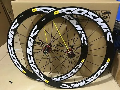 $318.98 • Buy 700C Road Wheel Pack V/C Lap Brake Straight Pull Bike Wheelset Cosmic Elite 50MM