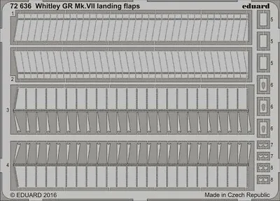 Eduard 1/72 Aircraft- Whitley Gr Mk Vii Landing Flaps For Arx 72636 • £23.41