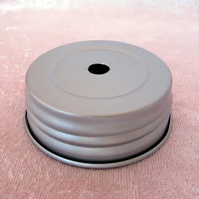 Canning Or Fruit MASON JAR BURNER ADAPTER LID / Convert To ELECTRIC Lamp  / Zinc • $6.85