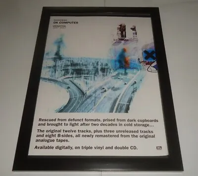 RADIOHEAD Ok Computer 20th Anniversary-framed Original Advert • £16.99