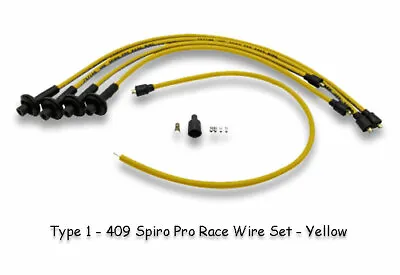 $65 • Buy Vw Type1 Bug Bus Ghia Taylor 409 Spiro Pro Sparkplug Wire Set Super Beetle Thing