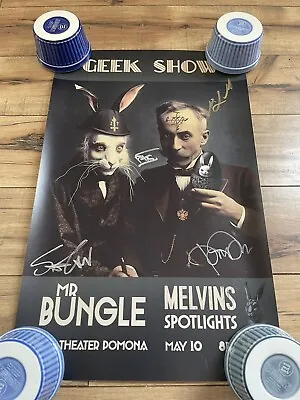 Mr. Bungle Signed Poster  - Autographed By Mike Patton +4 Vocalist Faith No More • $159.99