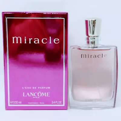 MIRACLE By LANCOME L'EAU DE PARFUM 3.4 FL OZ 100 ML BRAND NEW SEALED IN BOX • $35.99