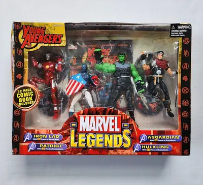 Marvel Legends Young Avengers 4 Action Figure Box Set 2006 NIB Sealed Toybiz • $149.99