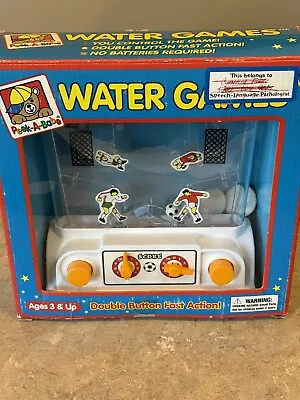 Vintage Tommy Peek-a-Babe Waterful Soccer Handheld Game Water Double Button • $59.99