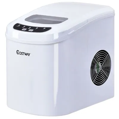 Modern & Durable White Mini Portable Compact Electric Ice Maker Machine- • $206.40