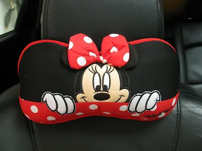 Minnie Mouse Disney Car SUV Accessory #Red 1 Piece Neck Rest Cushion Head Pillow • $15.50