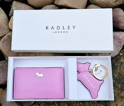 RADLEY London XED Travelcard Holder Keyring Fortune Street Medium Pink Ladies • £49.99