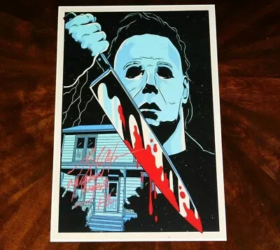 Tony Moran  Michael Myers  Signed Halloween 11x17 Poster Horror!!! • $79.99