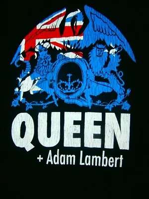 $29 • Buy QUEEN ADAM LAMBERT WORLD TOUR  WOMENS M T-Shirt SUPER NICE ARTISTIC UNISEX
