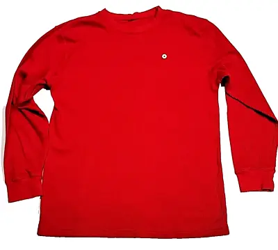 Vintage South Pole Waffel Thermal Red Long-Sleeve Men's Large T-Shirt • $17.99