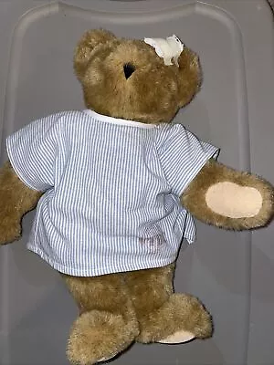 1997 Original Vermont Jointed Teddy Bear Get Well Patient Sick Hospital Gown • $18