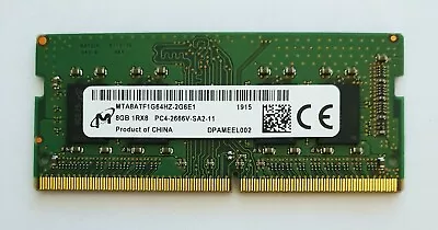 £19.99 • Buy 8GB DDR4 2666MHz Laptop SODIMM RAM Memory