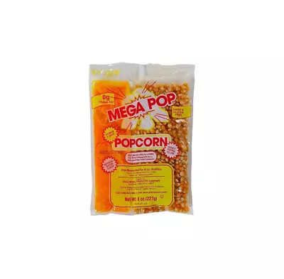 Mega Pop Butter Corn/Oil/Salt Kits 8 Oz. Pouch Pack Of 6 • $19.99