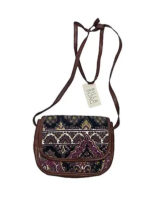 Billabong Crossbody Bag Floral Brown Boho Crossbody Bag OS Women’s Bags • $47.21