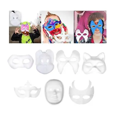 Masquerade Mask Kids Craft Cosplay Party Decorating For Holiday Decoration • £4.01
