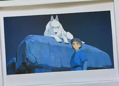 Ghibli Princess Mononoke Poster Hayao Miyazaki STUDIO GHIBLI Cel Original • $140