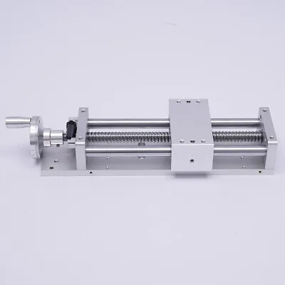 Manual Cross Sliding Table 200MM Linear Rail Slide Stage Actuator Table CNC Mill • $96.90