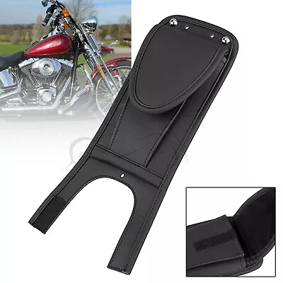 Motorcycle Tank Bib W/ Pouch For Harley Softail Springer Fatboy Custom Classic • $42.98