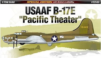 Academy USAAF B-17E Pacific Theater Special Edition Plastic Model Kit 1/72 12533 • $32.89