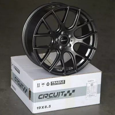 1 Circuit CP31 19x8.5 5-114.3 +35 Gloss Gun Metal Wheels Rims Concave Mesh • $170.99