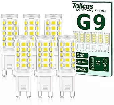 G9 Led Bulb Cool White 6000K 3.5W Equivalent To 40W 35W 33W 28W Halogen Bulbs • £7.68