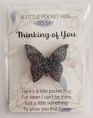 Thinking Of You Pocket Hug | Keepsake | Thoughtful Gift | Handmade • £3.83