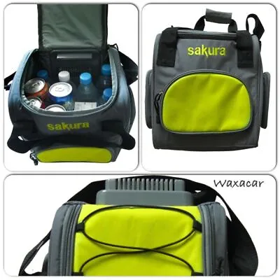 Sakura 12V Car Motorbike Boat & Travel 14 Litres Portable Cooler Fridge Box Bag • £21