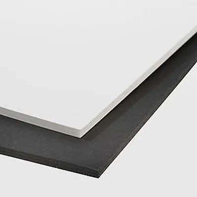 5mm FOAMBOARD - A4 A3 A2 A1 - WHITE OR BLACK - 1 3 5 10 SHEETS - FREE DELIVERY • £3.99