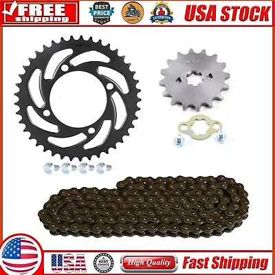 420 132L Chain Front 16T + Rear 41T Sprocket For Dirt Pit Bike CRF70 Apollo SSR • $39.39
