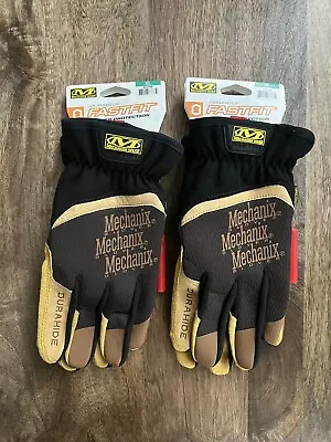 2X MECHANIX WEAR X Large Comfortable Durahide Leather Fast Fit Gloves Two Pairs • $35.99