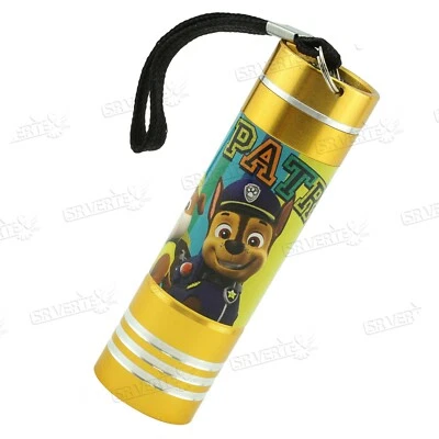 £9.69 • Buy 9cm PAW Patrol Mini Ultra Bright Flash Light Gold 9 LED Pocket Camping Torch