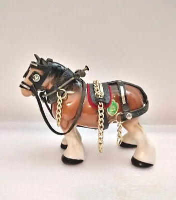 £2.99 • Buy Vintage Ceramic Shire Horse Figurine Ornament By Melba Ware 12 Cm High