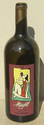 Large MARYHILL WINERY Etched WINE BOTTLE 2016 Reserve Zinfandel 3L 101 Oz RARE • $124.95