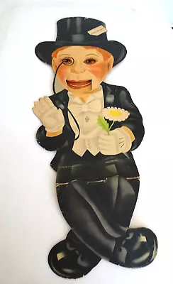 Vintage 1930's Charlie McCarthy 21  Cardboard Lithograph Ventriloquist Sitter • $28.99